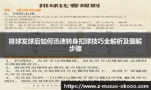 排球发球后如何迅速转身扣球技巧全解析及图解步骤